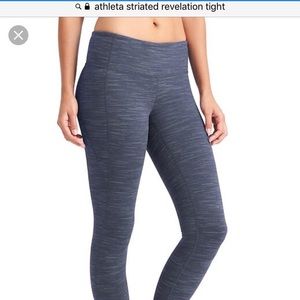Athleta striated revelation tight - size MP